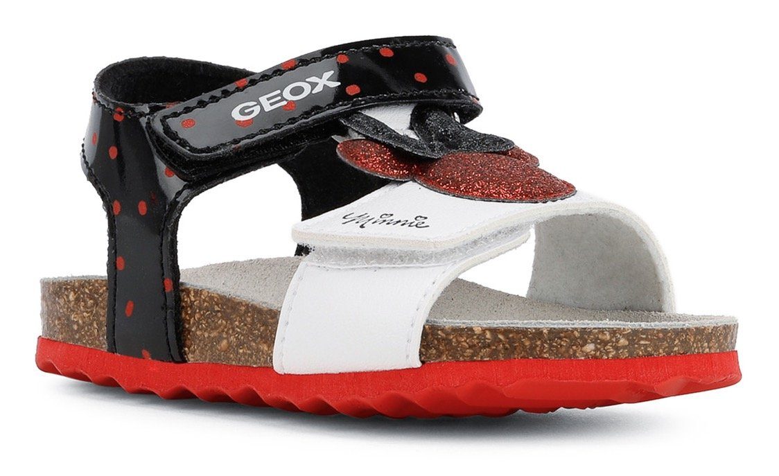 Geox B SANDAL CHALKI GIRL Sandale mit Klettverschluss | Riemchensandalen
