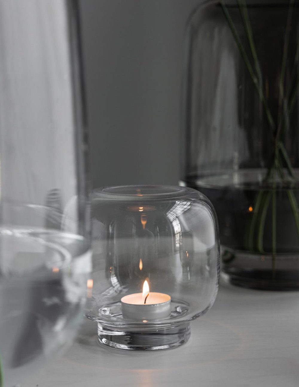 Storefactory Kerzenständer Teelichthalter HULTSJÖ S klarglas, 11x11x12 cm