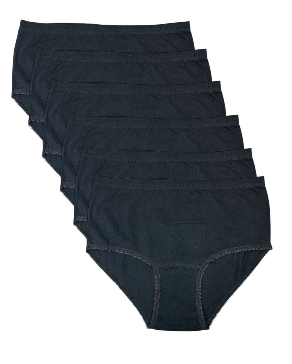 Toker Collection® Taillenslip Damen Taillenslip Baumwolle mit Elasthan 6er günstig online kaufen