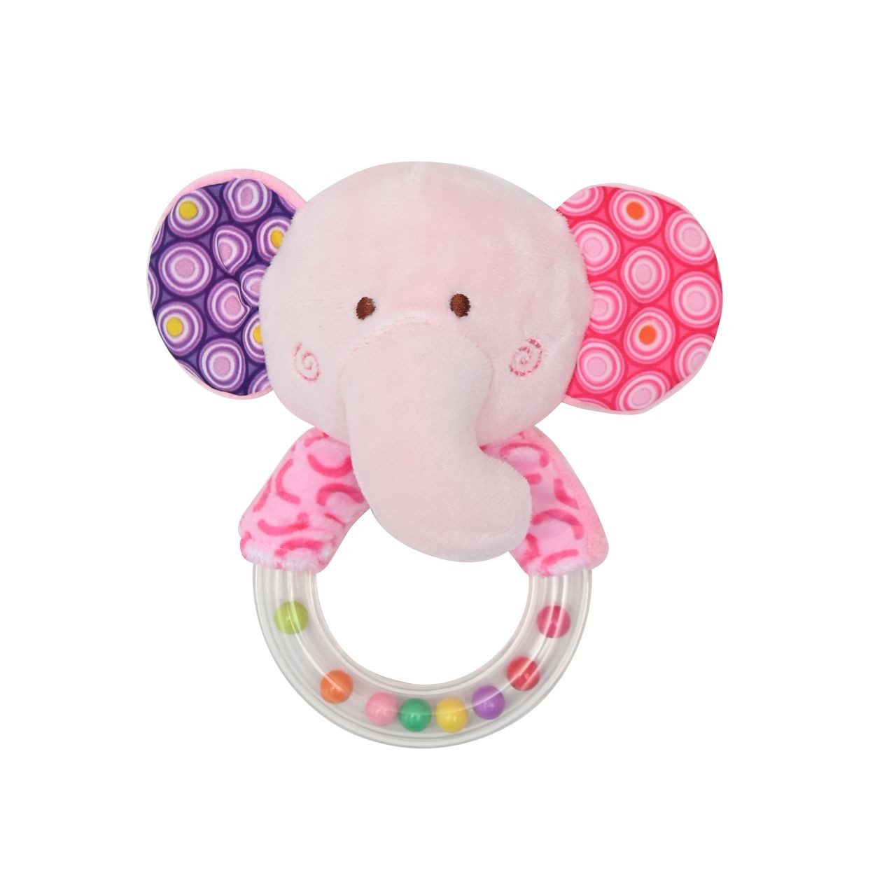 LORELLI Kuscheltier-Rassel Plüschtier 13 cm, 13 cm, Rasselring, Greifling, Faltenzonen, Kuscheltier, Plüsch
