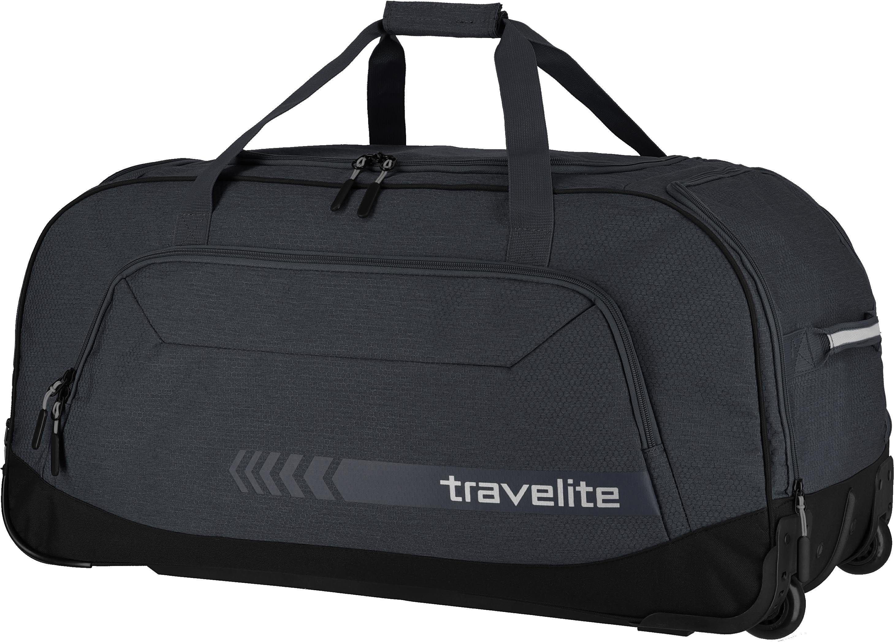 travelite Weichgepäck-Trolley KICK OFF, verschiedene Größen und Farben, 2 Rollen, Reisetasche Reisegepäck Reisekoffer Trolley Freizeittasche