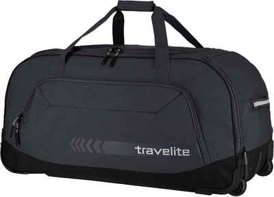 travelite Reisetasche Kick Off XL, 77 cm, Duffle Bag Reisegepäck Sporttasche Reisebag mit Trolleyfunktion