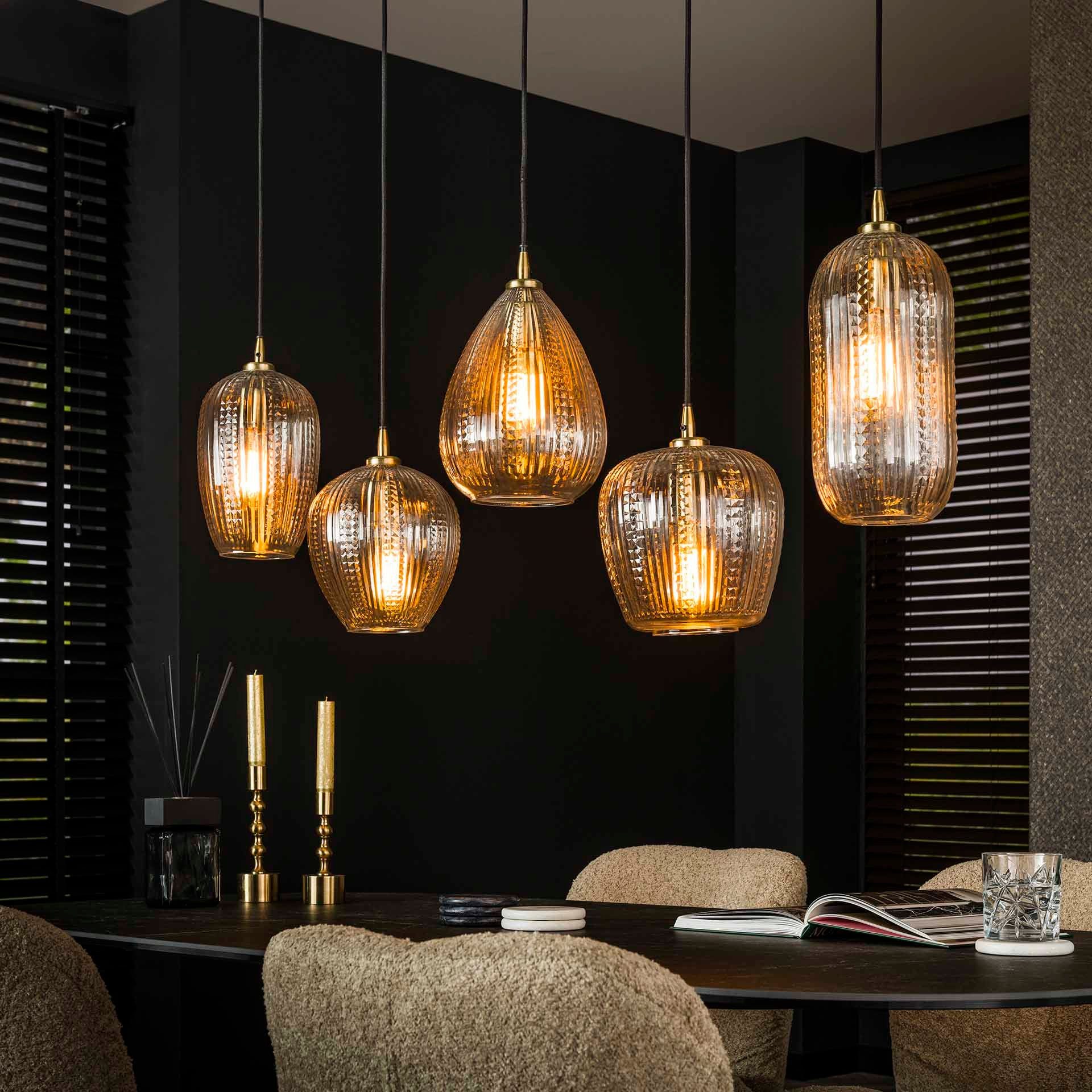 CRYSTALO LED Design Pendelleuchte Hängelampe LEVEN Lifestyle Pendellampe 120 Hängeleuchte cm,