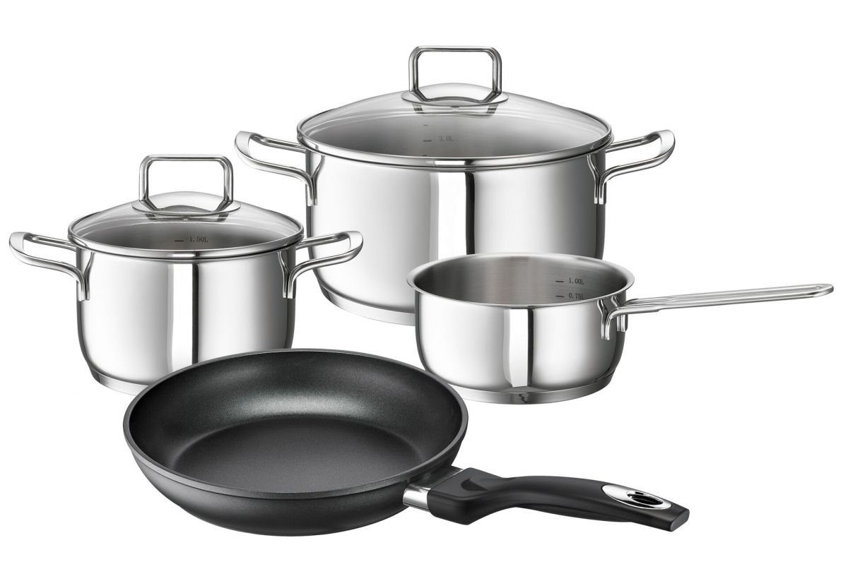 ROHE Germany Topf-Set »Allzweck-Set Verona«, Edelstahl 18/10, (Allzweck ...