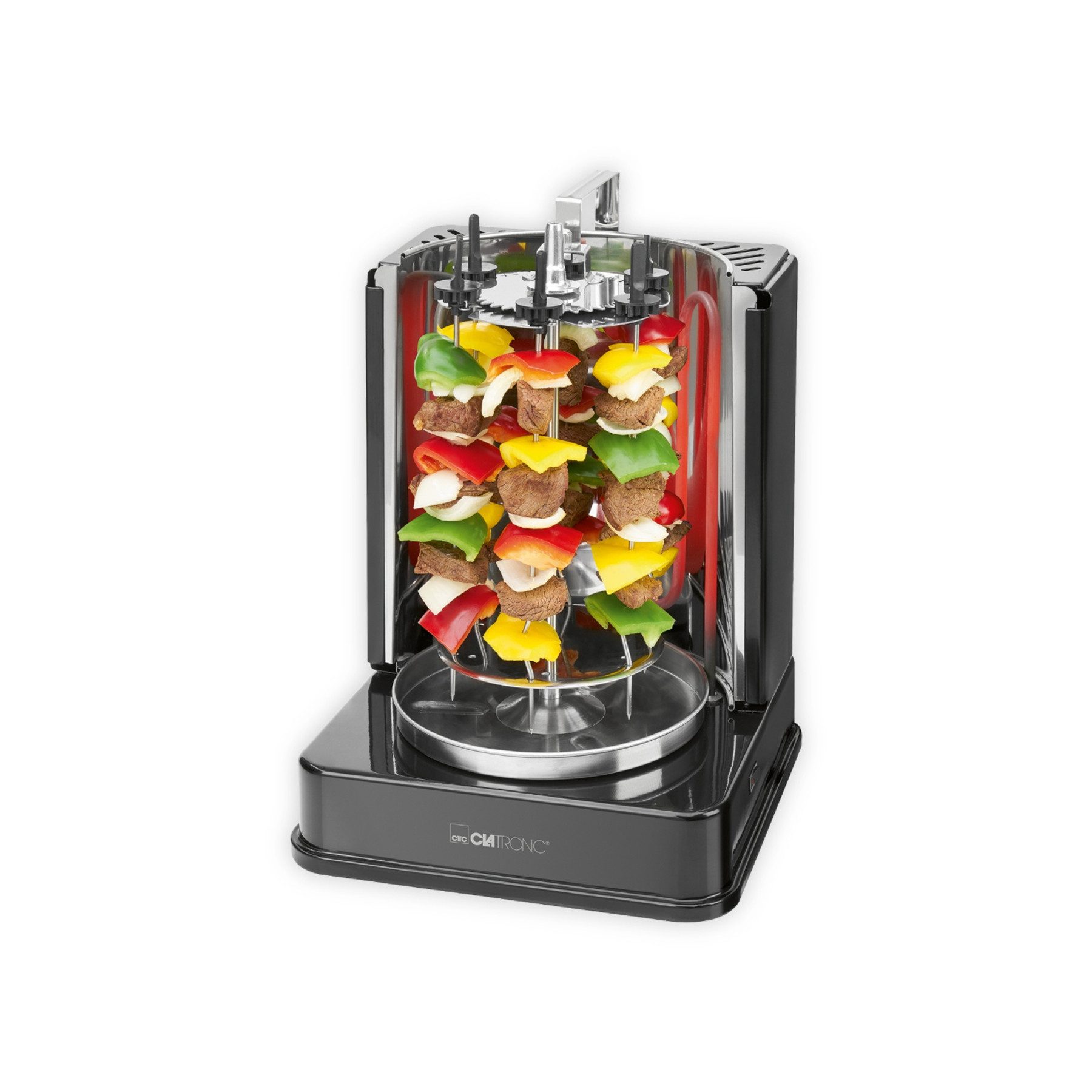 CLATRONIC Dönergrill CLATRONIC Döner-Vertikal-Multigrill DVG 3686, 1400 W, schwarz