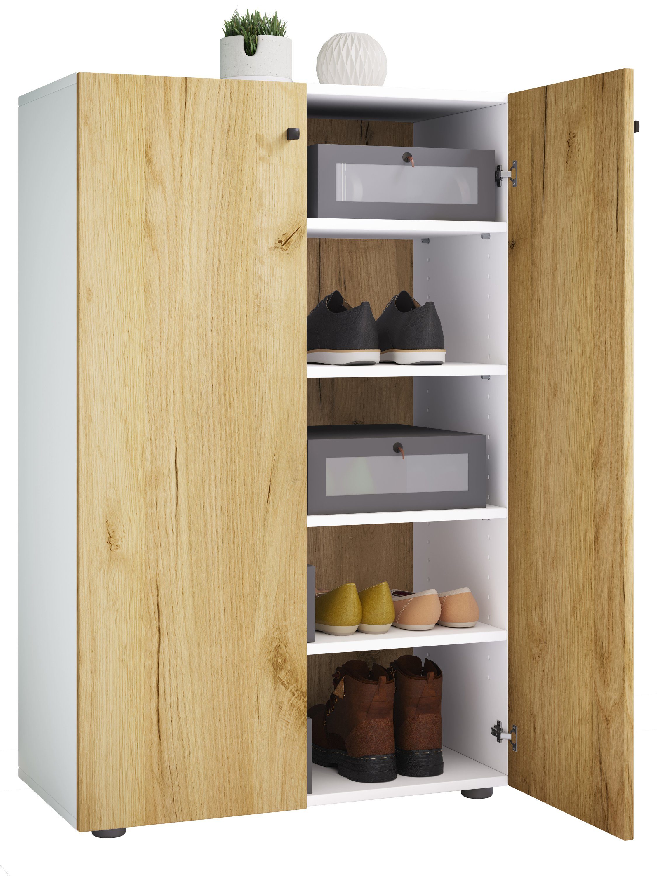 VCM Schuhschrank XL Holz Großer Schuhschrank günstig online kaufen