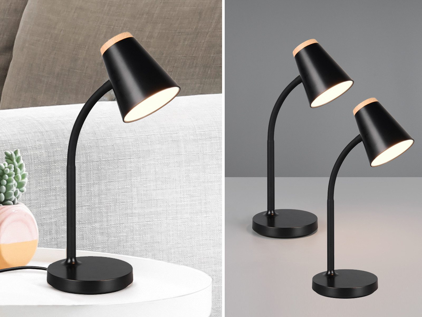 Reality Leuchten LED Schreibtischlampe, LED fest günstig online kaufen