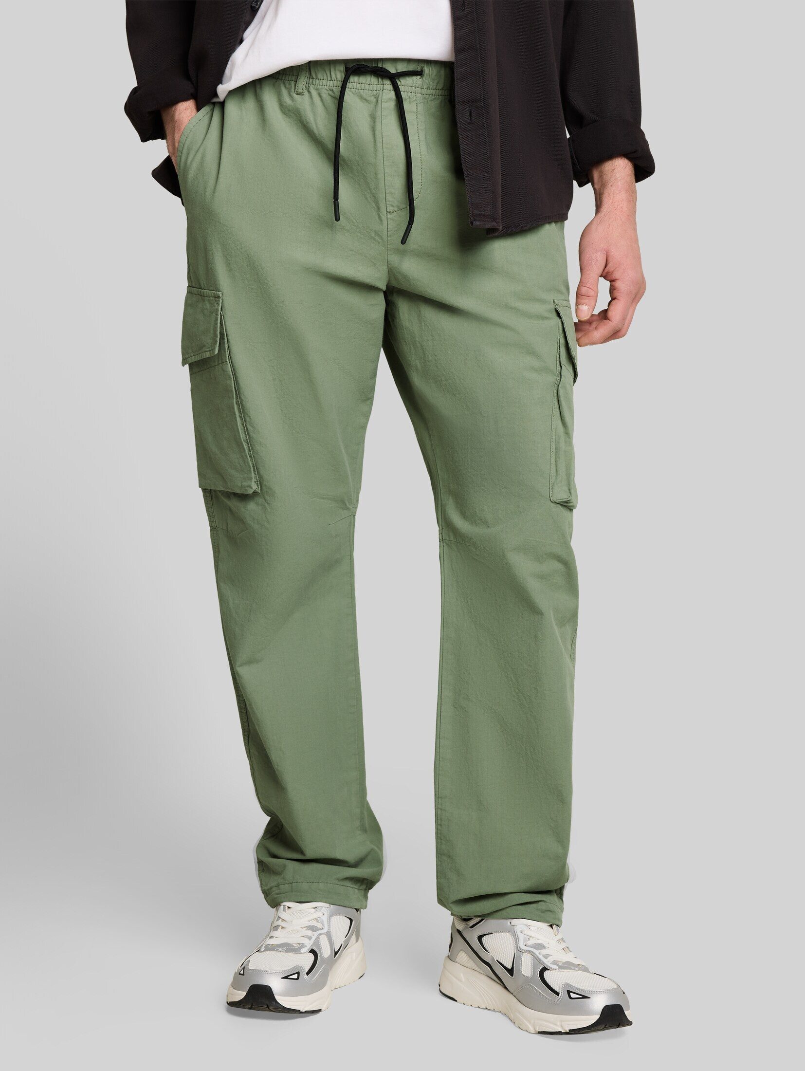 TOM TAILOR Denim Chinohose Hosen & Chino TTLOOSE Cargo Hose aus Baumwolle
