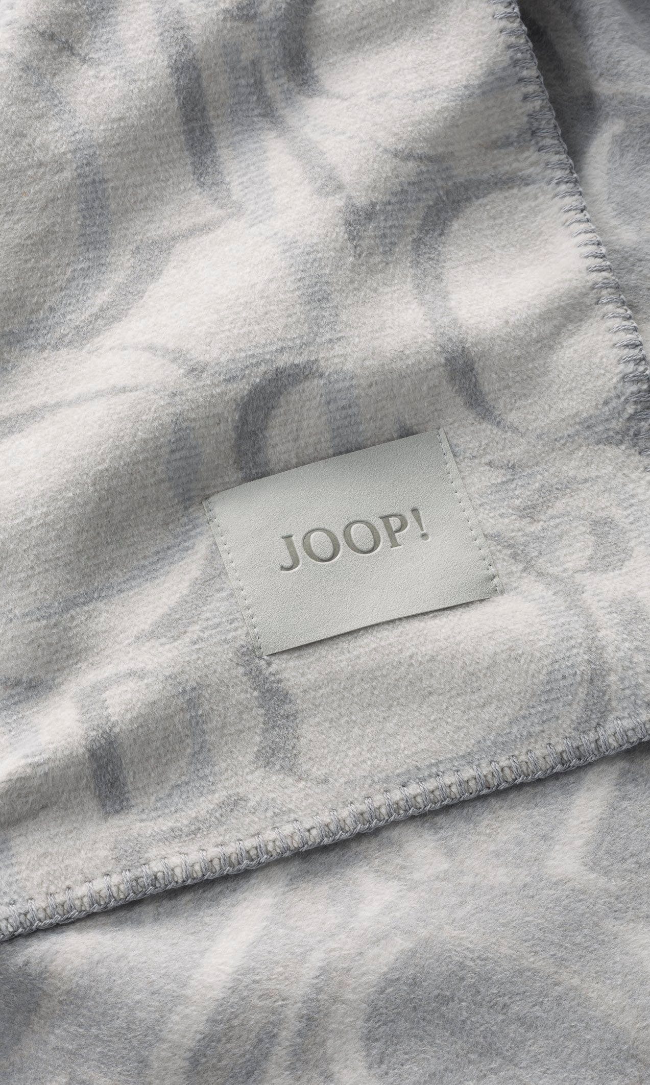 Wohndecke ORNAMENT, Joop!, mit ornamentalem JOOP! Logo-Muster, Kuscheldecke