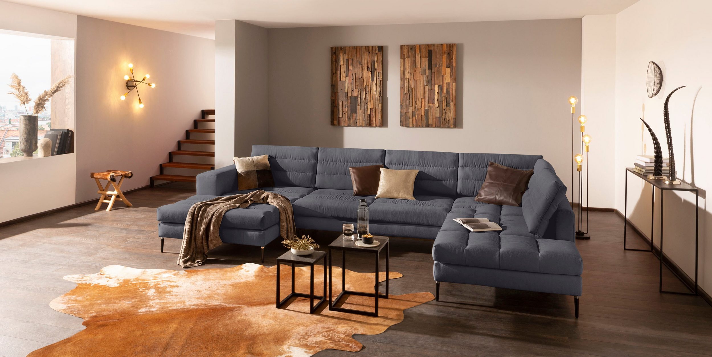 Wohnlandschaft BRANDWOOD von Premium collection by HOME AFFAIRE - Einrichtungsvorschlag