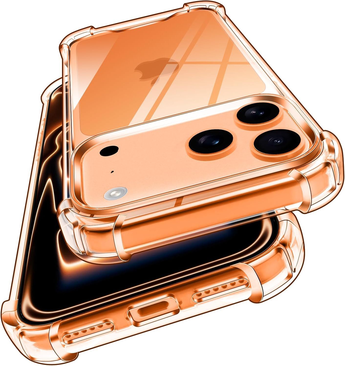 AVANA Handyhülle für iPhone 17 / Pro / Air / Pro Max Hülle Schutzhülle Klar Bumper, Case, Cover, Durchsichtig, Transparent