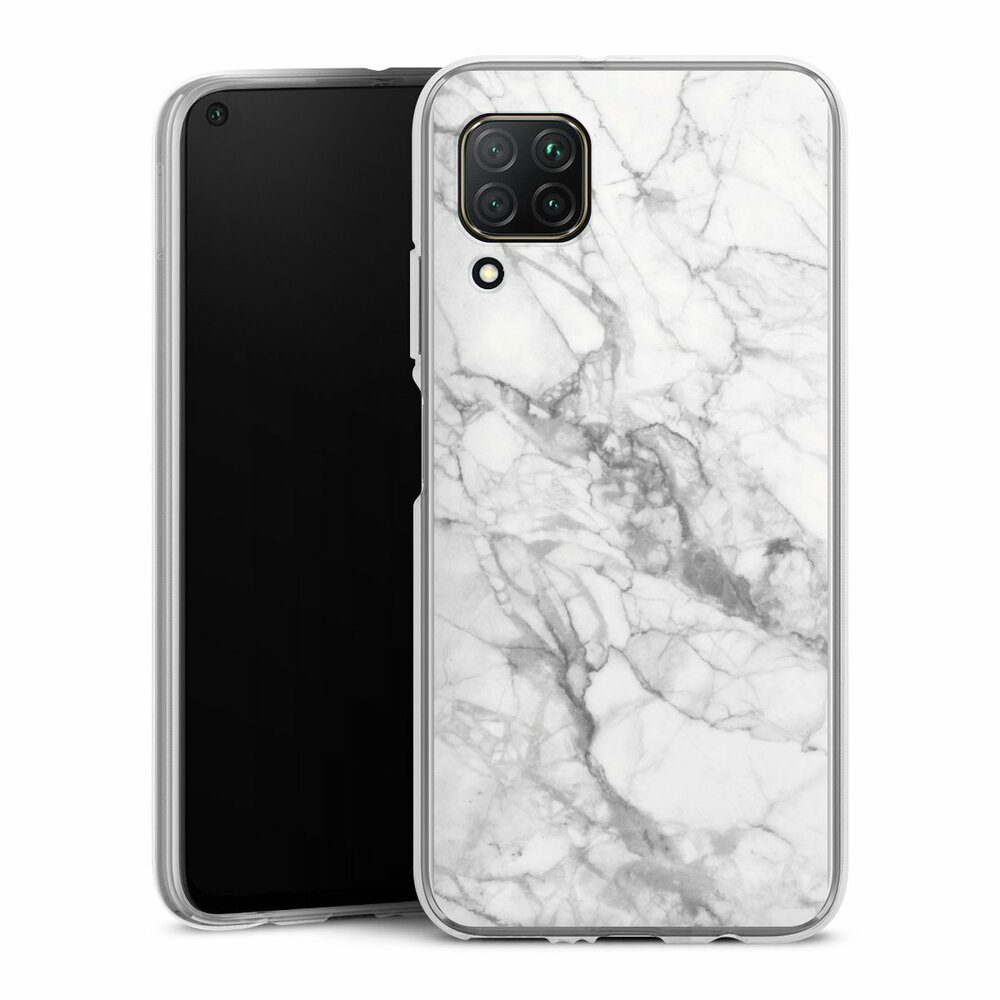 DeinDesign Handyhülle »Stein Marmor Muster Marmor«, Huawei P40 Lite Silikon  Hülle Bumper Case Handy Schutzhülle