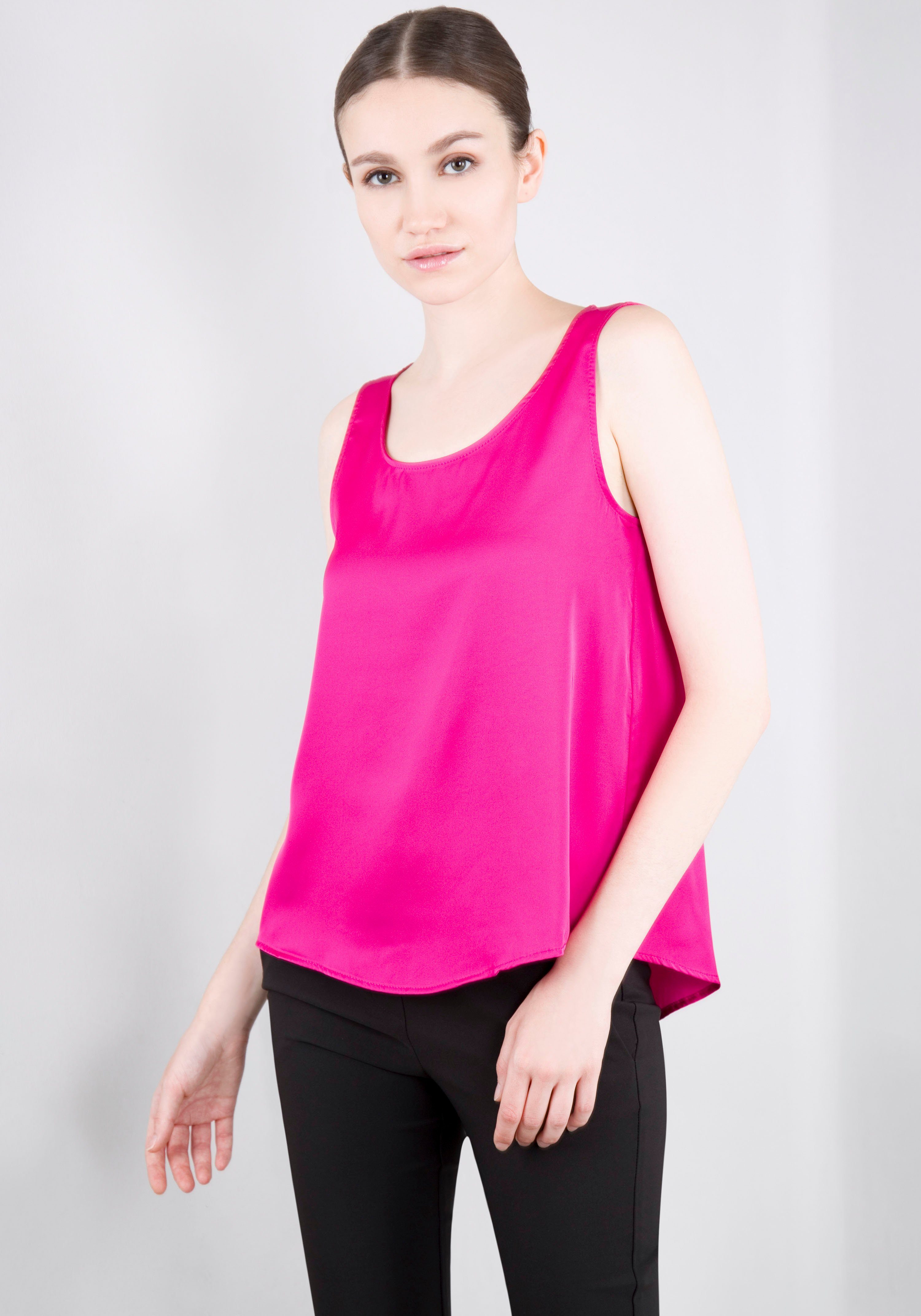 IMPERIAL Blusentop in glänzender Satinqualität günstig online kaufen