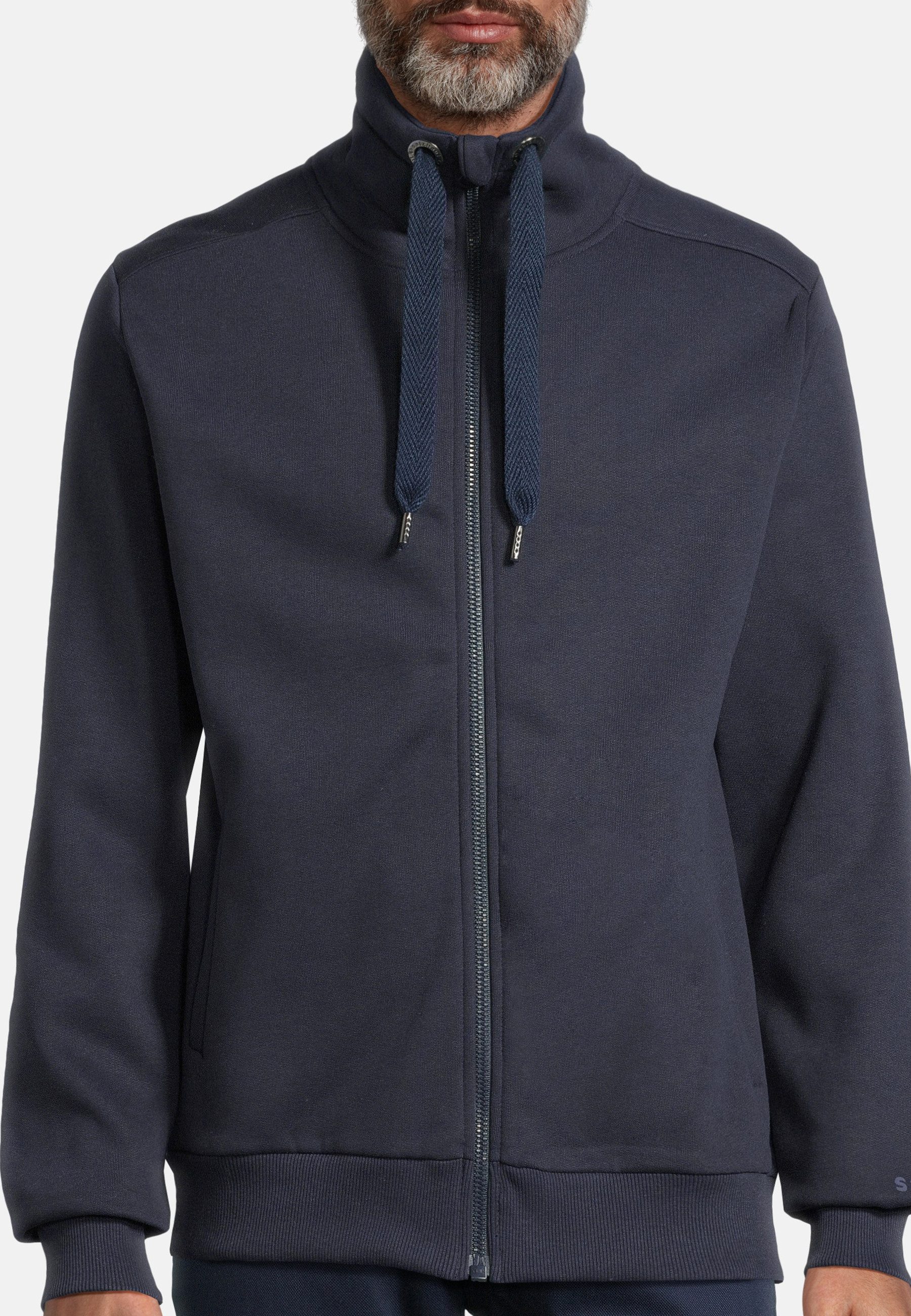 salzhaut Sweatjacke MOOL Herren normale Passform komfortabler Fit, nordisch klar – entspannter Look mit Haltung
