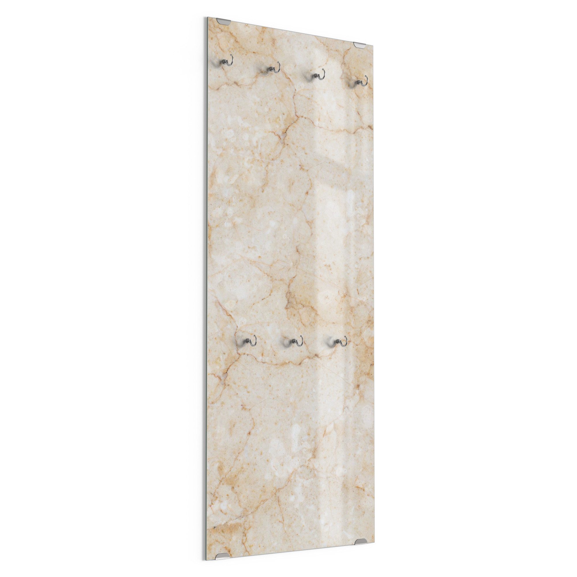 DEQORI Kleiderhaken 'Miteinander verschmolzen', Glas Garderobe hängend Flur Jackenhalter modern Wandgarderobe Haken