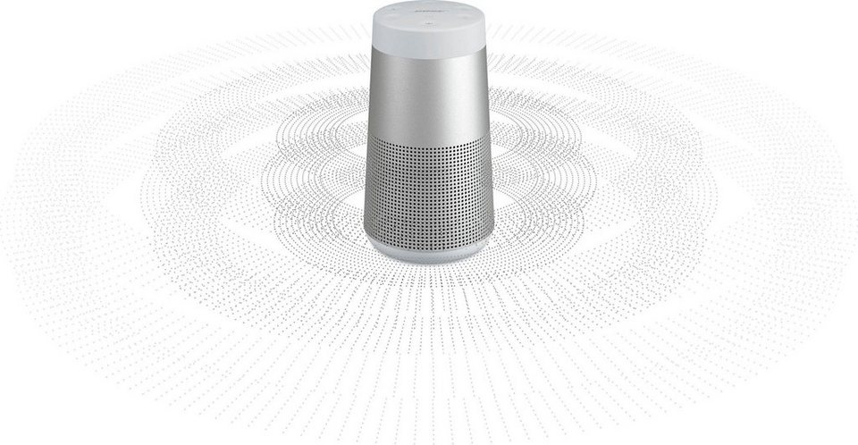 Bose SoundLink Revolve II Stereo Bluetooth-Lautsprecher (Bluetooth), Das  nahtlose Aluminiumgehäuse ist robust sowie wasser- und staubabweisend (IP55)