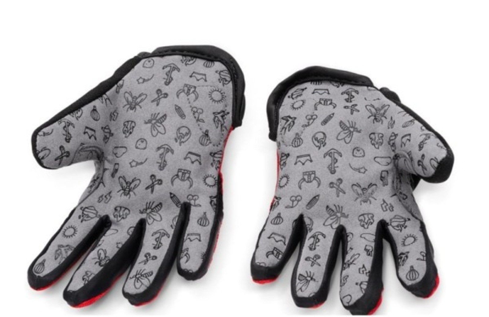 WOOM Fahrradhandschuhe WOOM™ TENS Fahrradhandschuhe Gr.7, rot, 14.0 cm hervoragender Grip, ohne störende Klettverschlüsse& Nähte