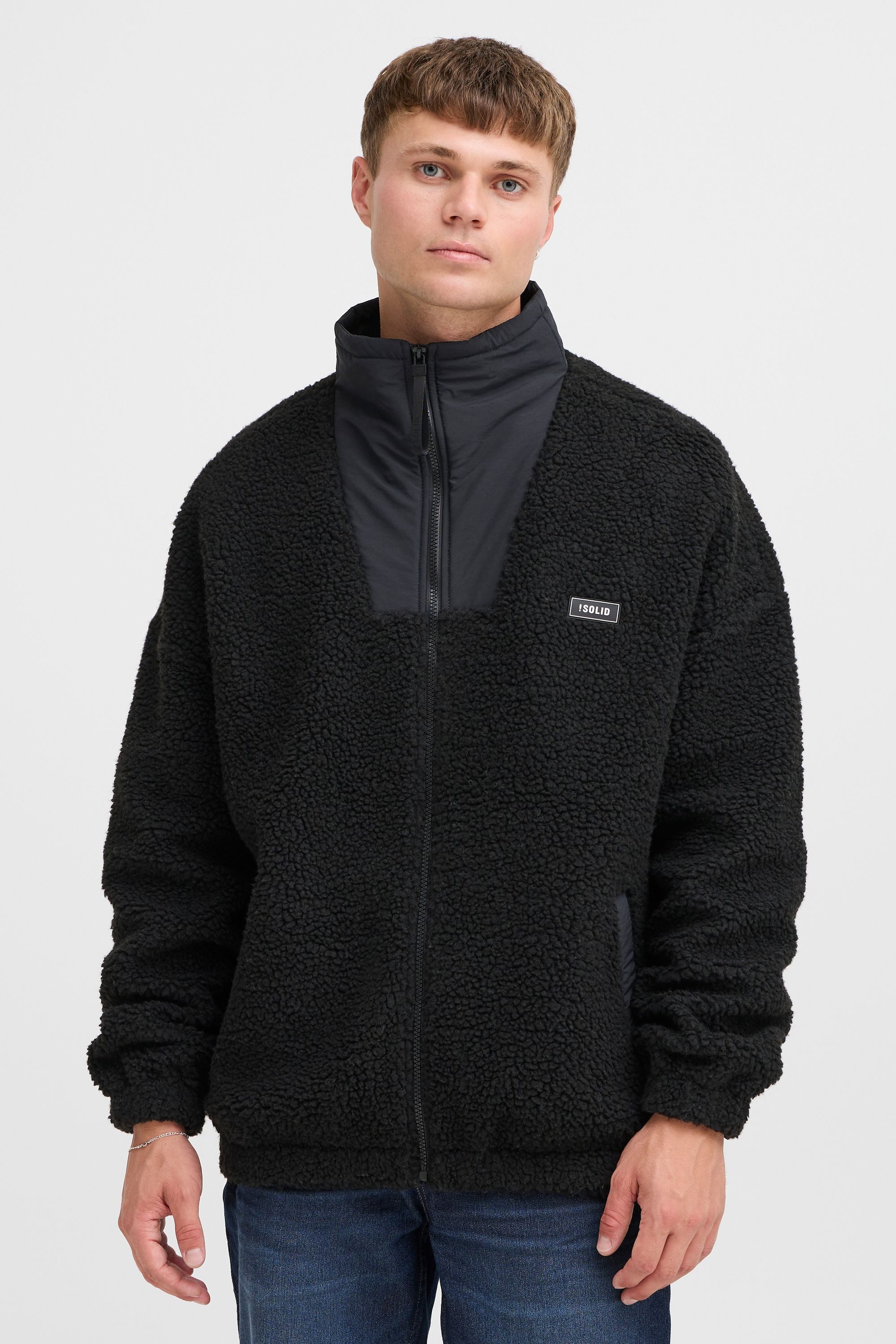 !Solid Fellimitatjacke SDMARKCOM Modische Jacke günstig online kaufen