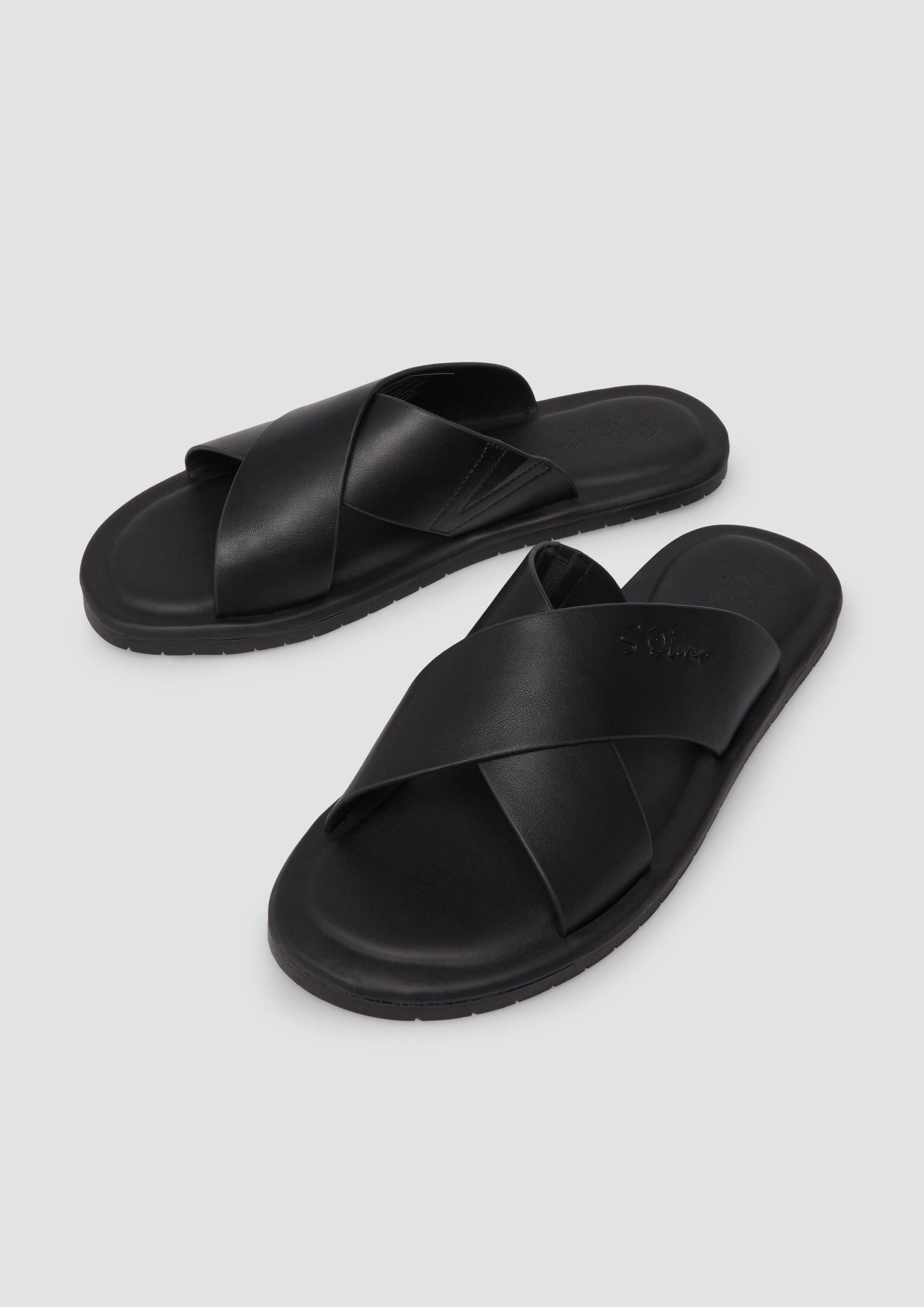 s.Oliver Sandalen Sandale Sandalen aus Kunstleder