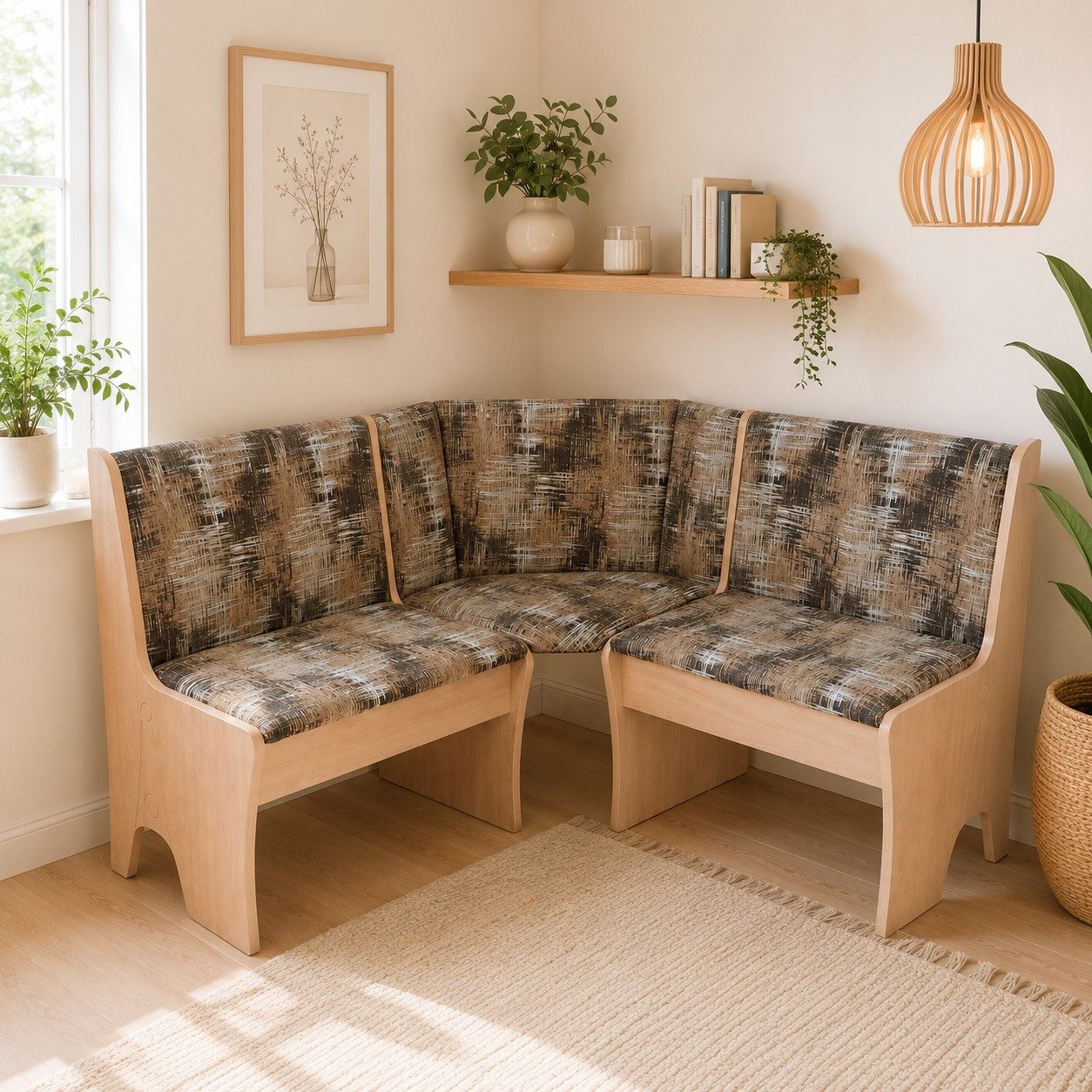 moebel-direkt-online Eckbank Truheneckbank mit Stauraum, Stellmaß 125x125 cm