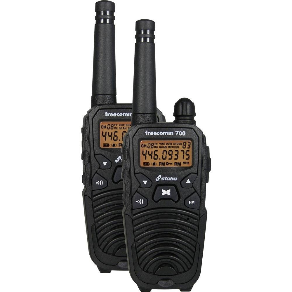 Stabo Funkgerät Stabo freecomm 700 Funkkoffer mit Reichweite und Radio., (Funkkoffer)