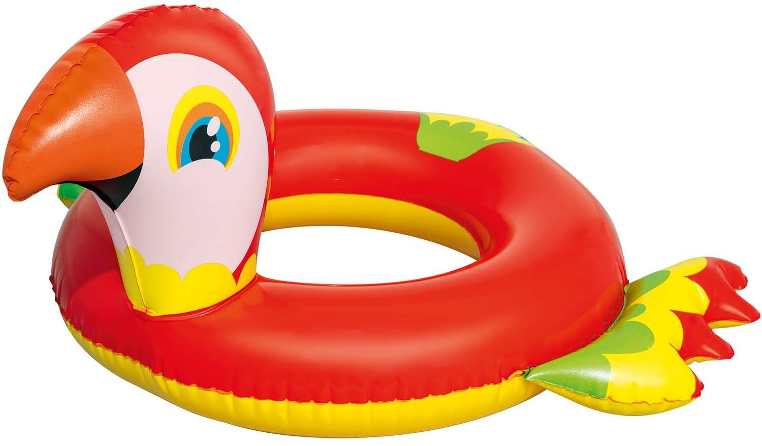 Bestway Luftmatratze Bestway 36128 - Schwimmring Happy Animal - Papagei