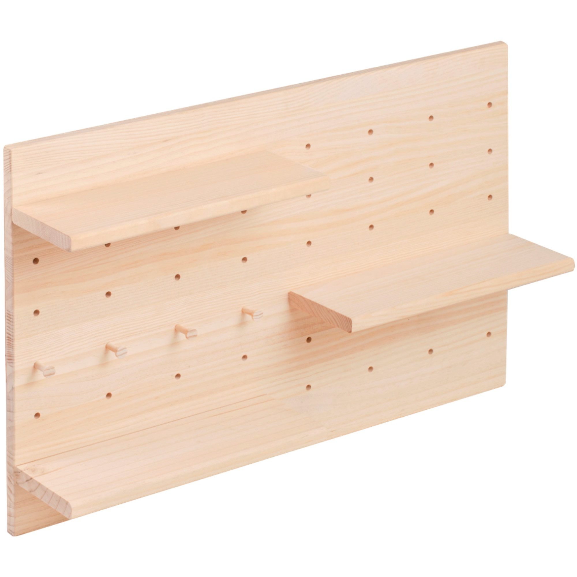 Astigarraga Kit Line Wandregal Dekoregal NOVA, Dekowand, Pinnwand, Lochplatte, Vollholz, DIY