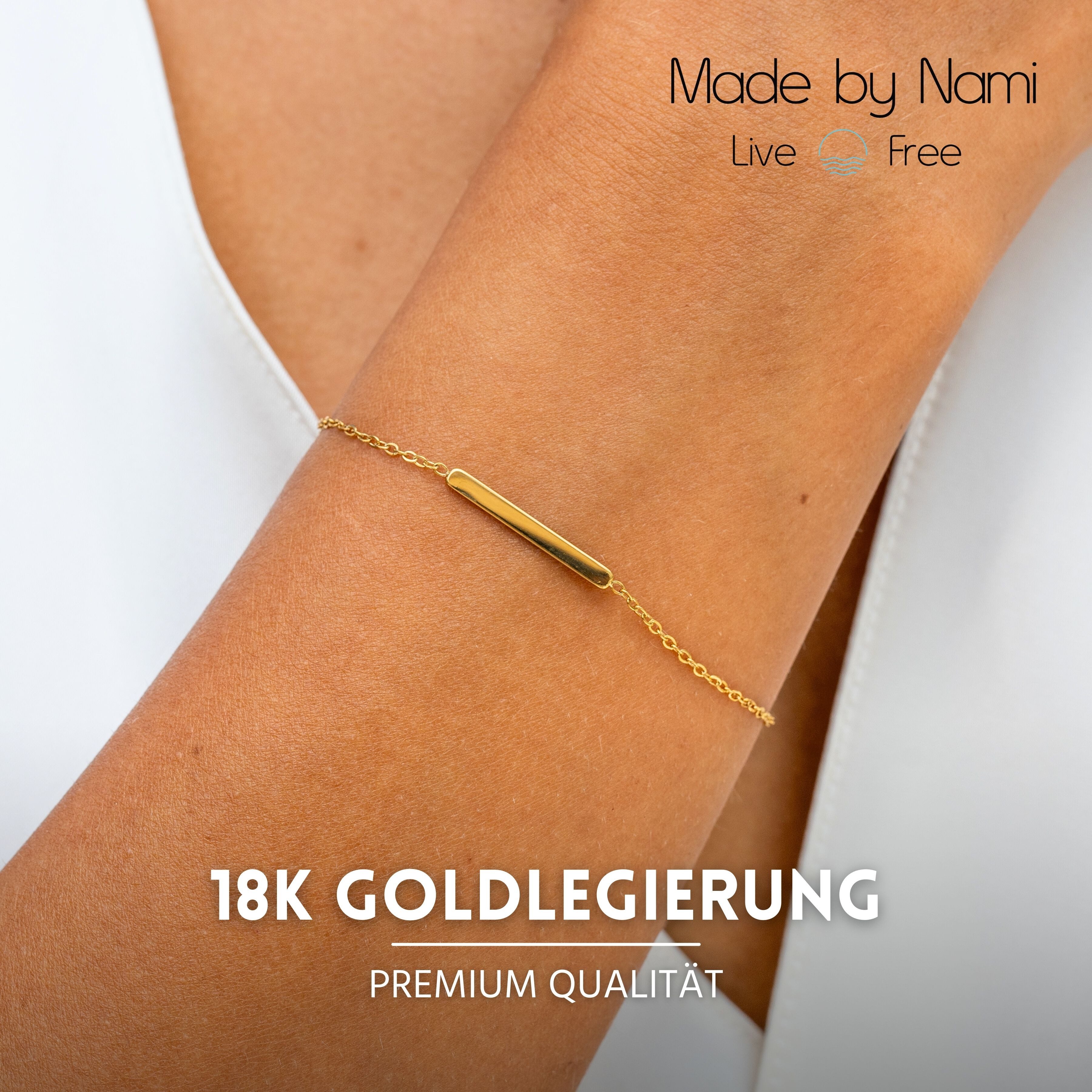 Made by Nami Edelstahlarmband Minimalistisches Armband günstig online kaufen