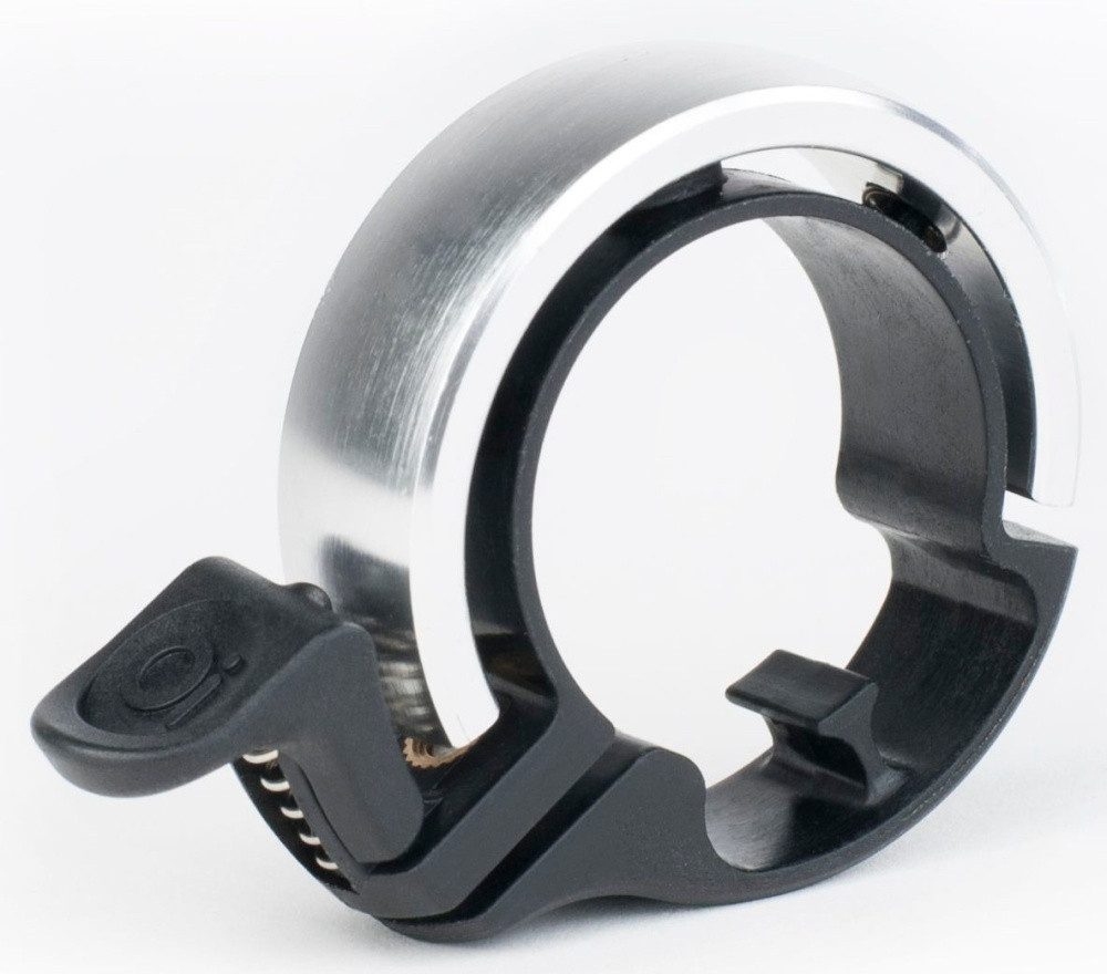 Knog Fahrradklingel Knog OI Classic Large, 23.8 - 31.8 mm, black/silver