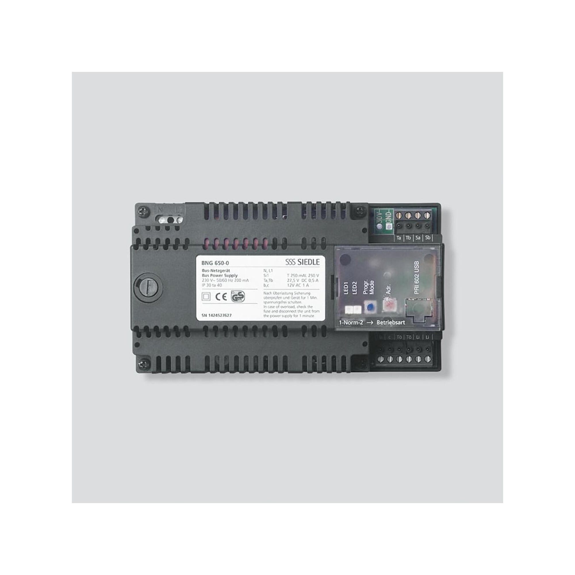 Siedle Siedle&Söhne Bus-Netzgerät f.In-Home-Bus Audio BNG 650-0 DE Baustellenradio