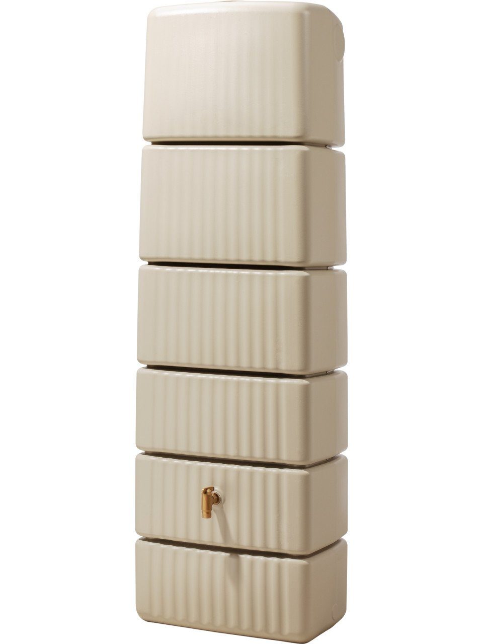 4rain Wassertank 4rain Regenwasser-Wandtank Slim sandbeige 330 l