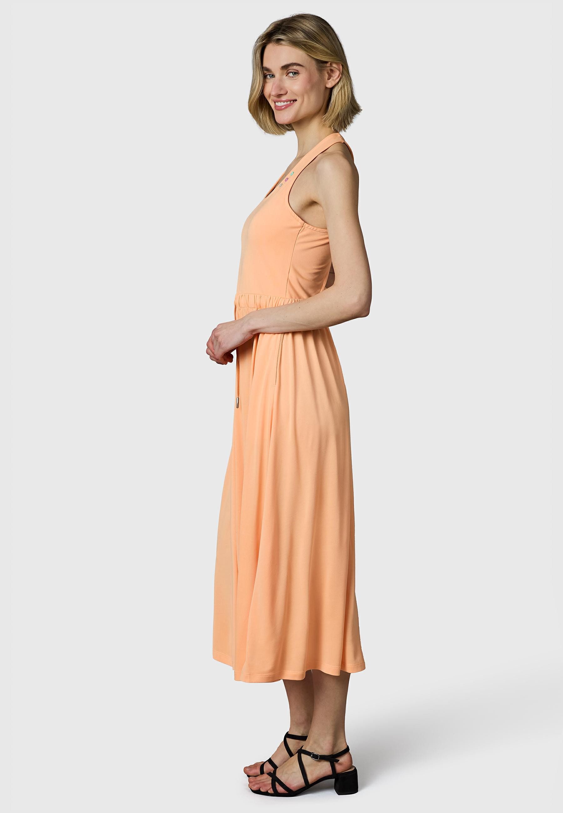 Ragwear Shirtkleid Mauglia YOUMODO Sommerkleid mit Trägern und Taillenzugband
