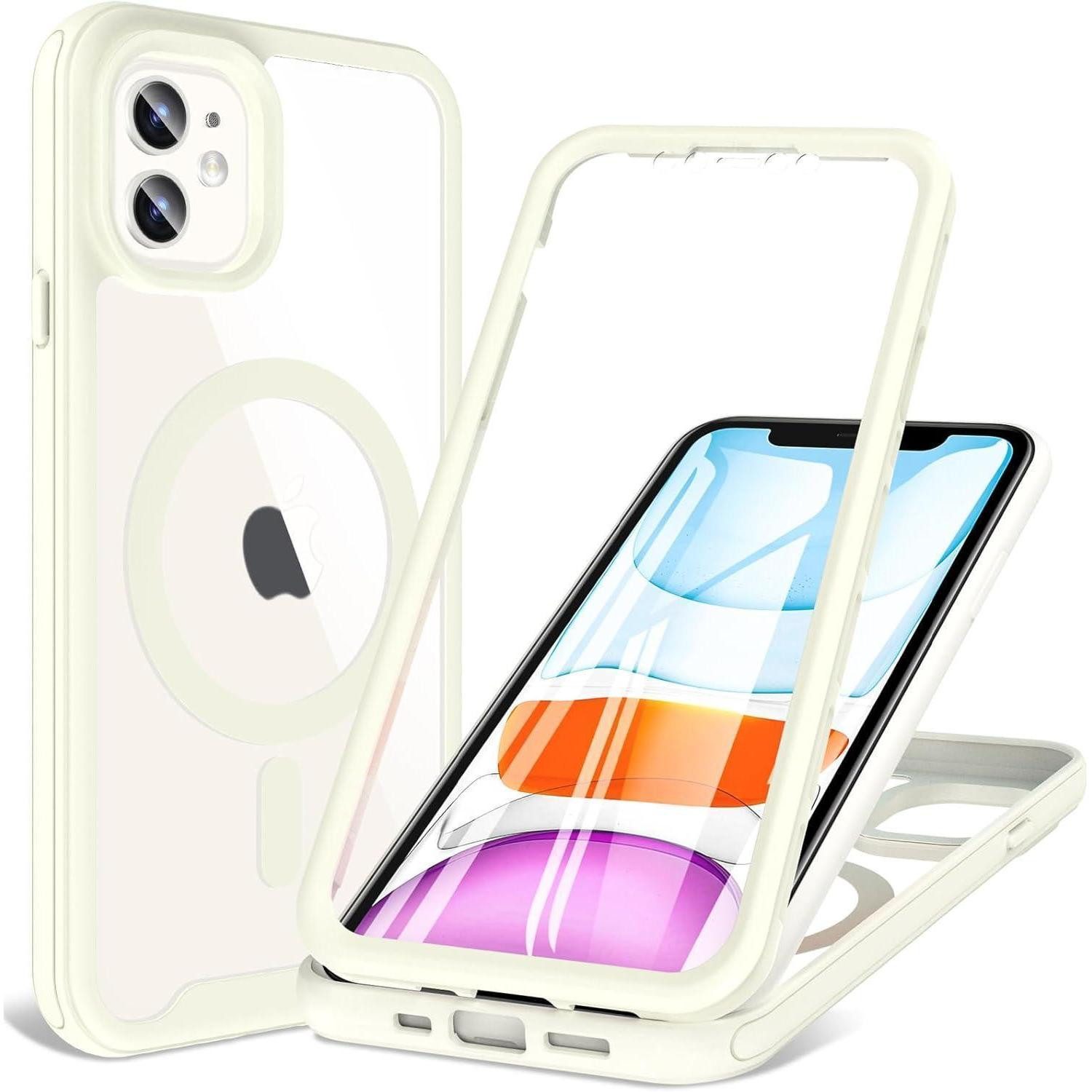 LuxusKollektion Handyhülle Hülle iPhone 11 Mag-safe iPhone 11 Mag-safe iPhone 11- Weiß