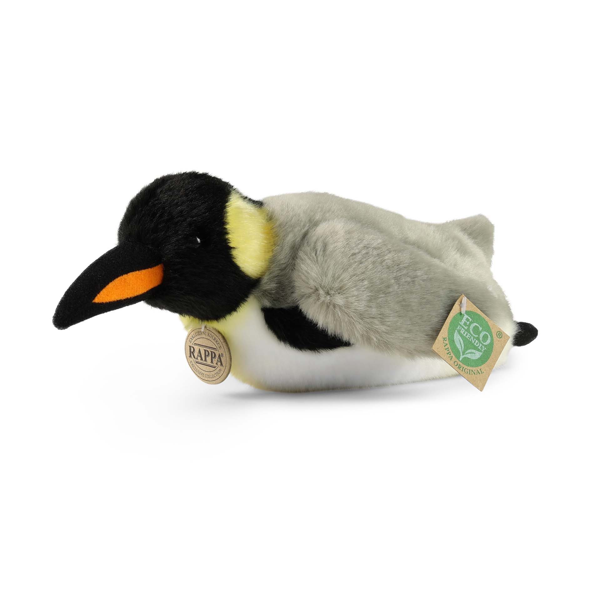 Teddys Rothenburg Kuscheltier Kuscheltier Pinguin liegend 28 cm grau/weiß/schwarz Plüschpinguin