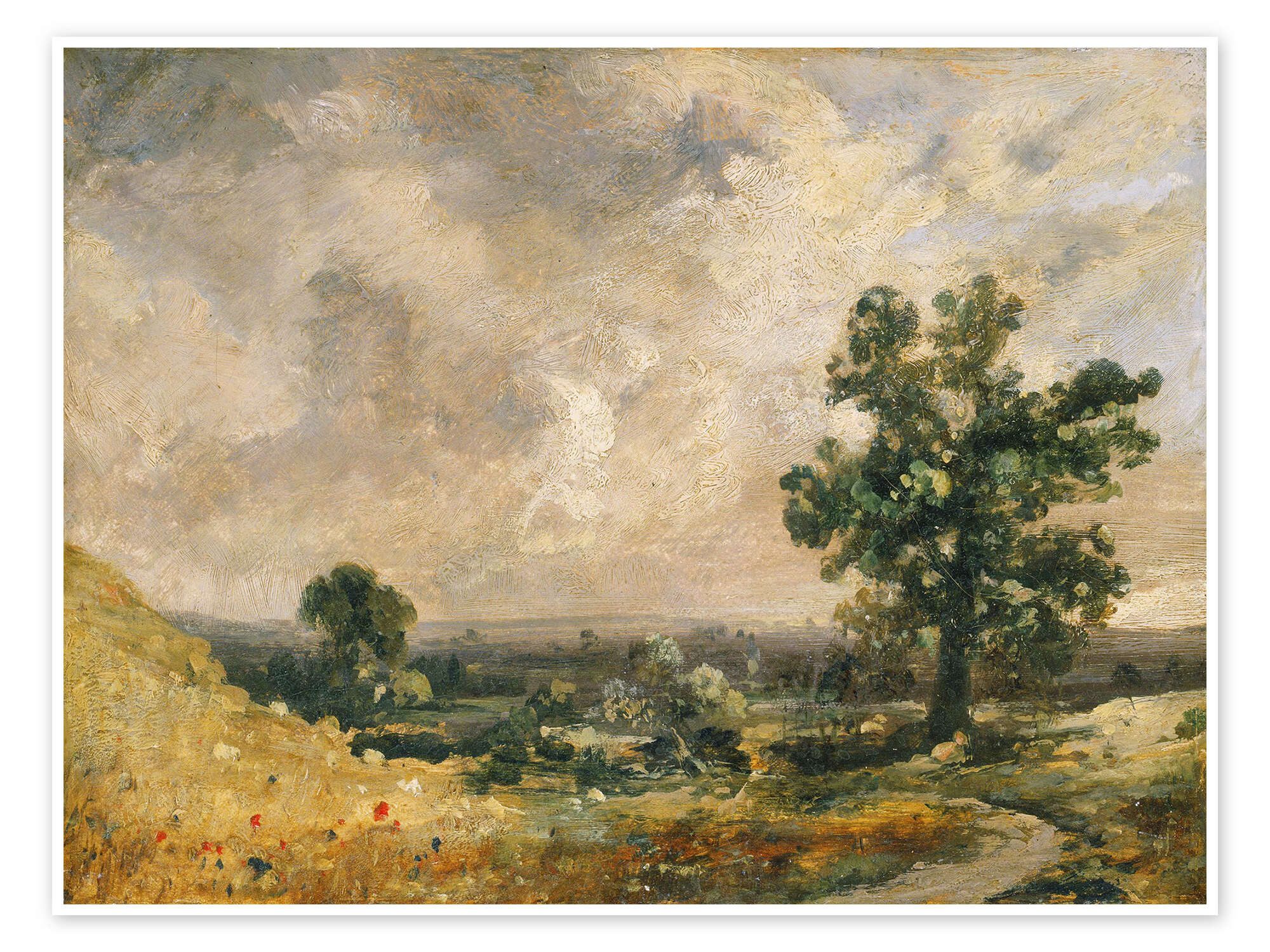 Posterlounge Wandbild Englische Landschaft, John Constable, erhältlich als Poster, Leinwandbild, Wandsticker oder Acrylglasbild