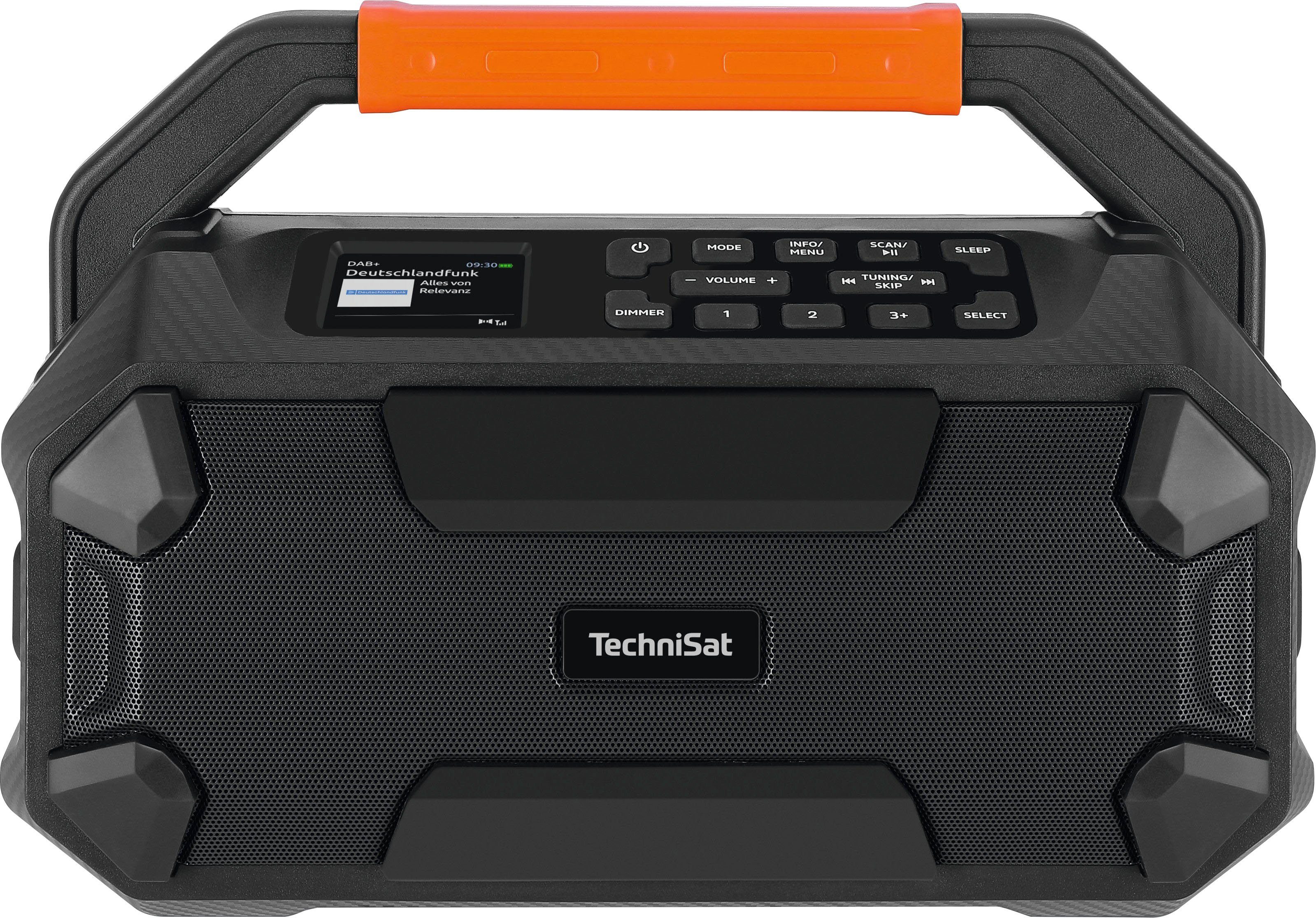 TechniSat DIGITRADIO 231 OD Baustellenradio (Digitalradio (DAB), UKW mit RDS, 16 W)