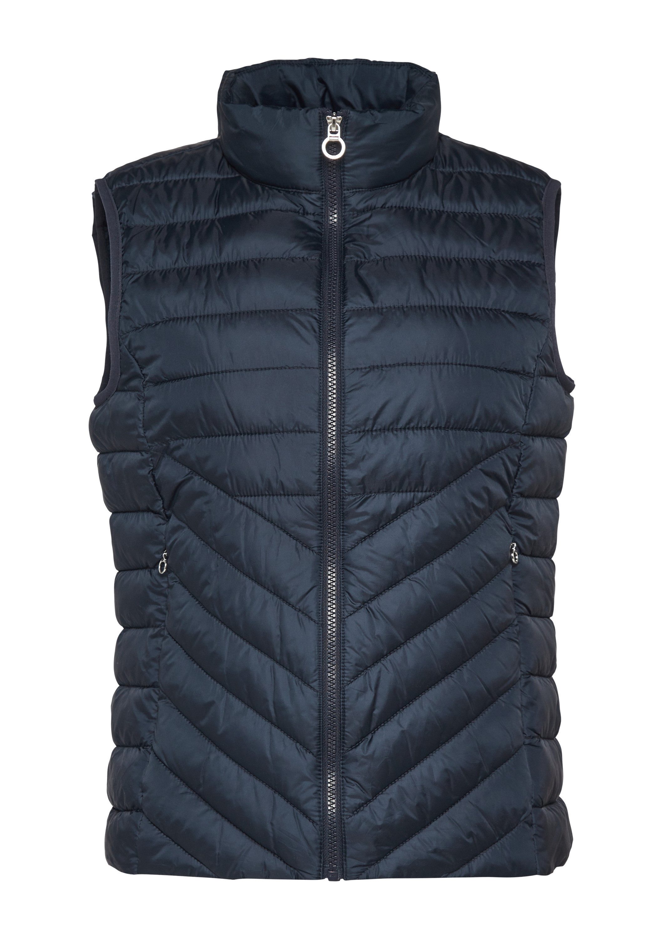 s.Oliver Outdoorjacke Outdoor-Weste Packbare leichte Steppweste mit Stehkra günstig online kaufen