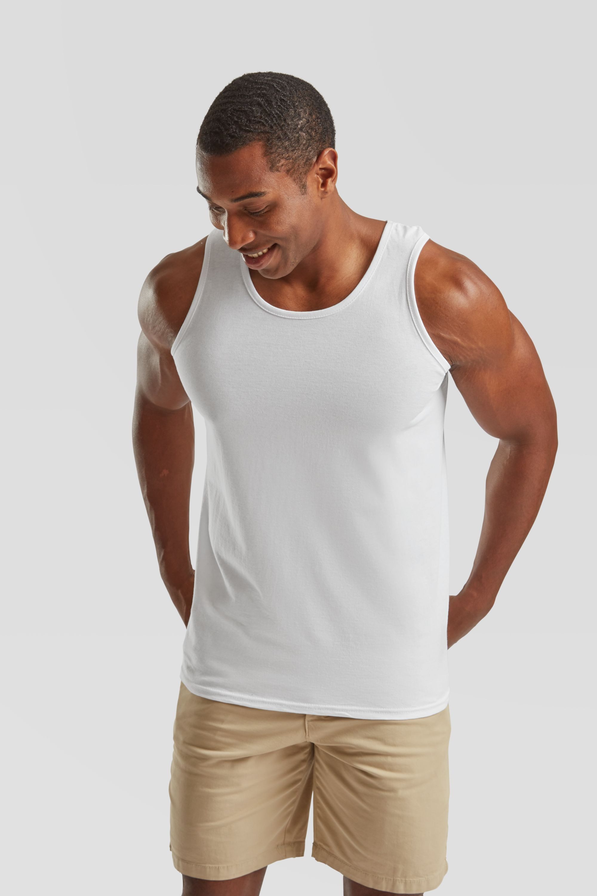 Fruit of the Loom Rundhalsshirt Fruit of the Loom Valueweight Athletic Vest – Bild 3 von 5