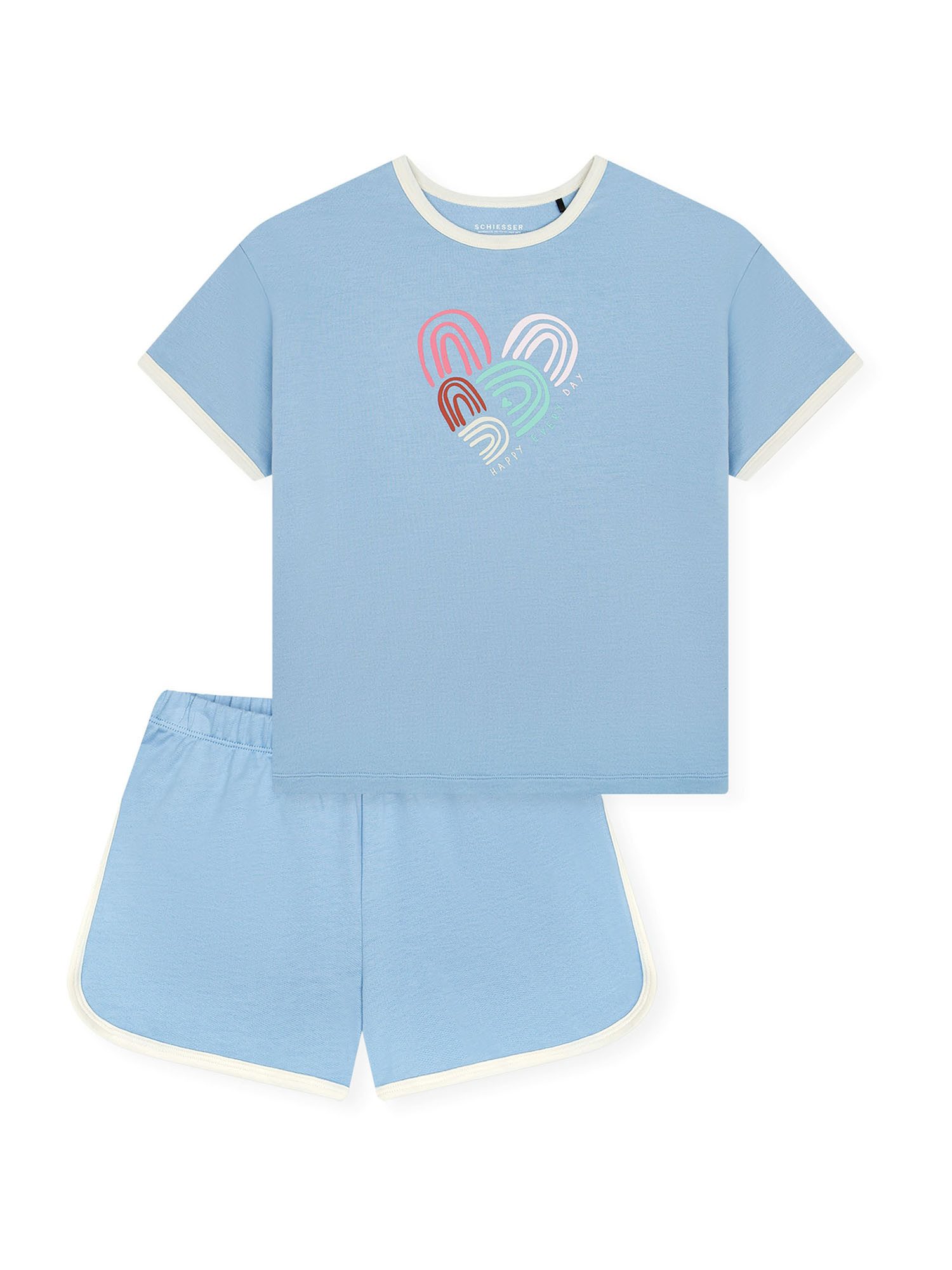 Schiesser Pyjama Nightwear (2 tlg) Schlafanzug, Pyjama Set, Nachtwäsche