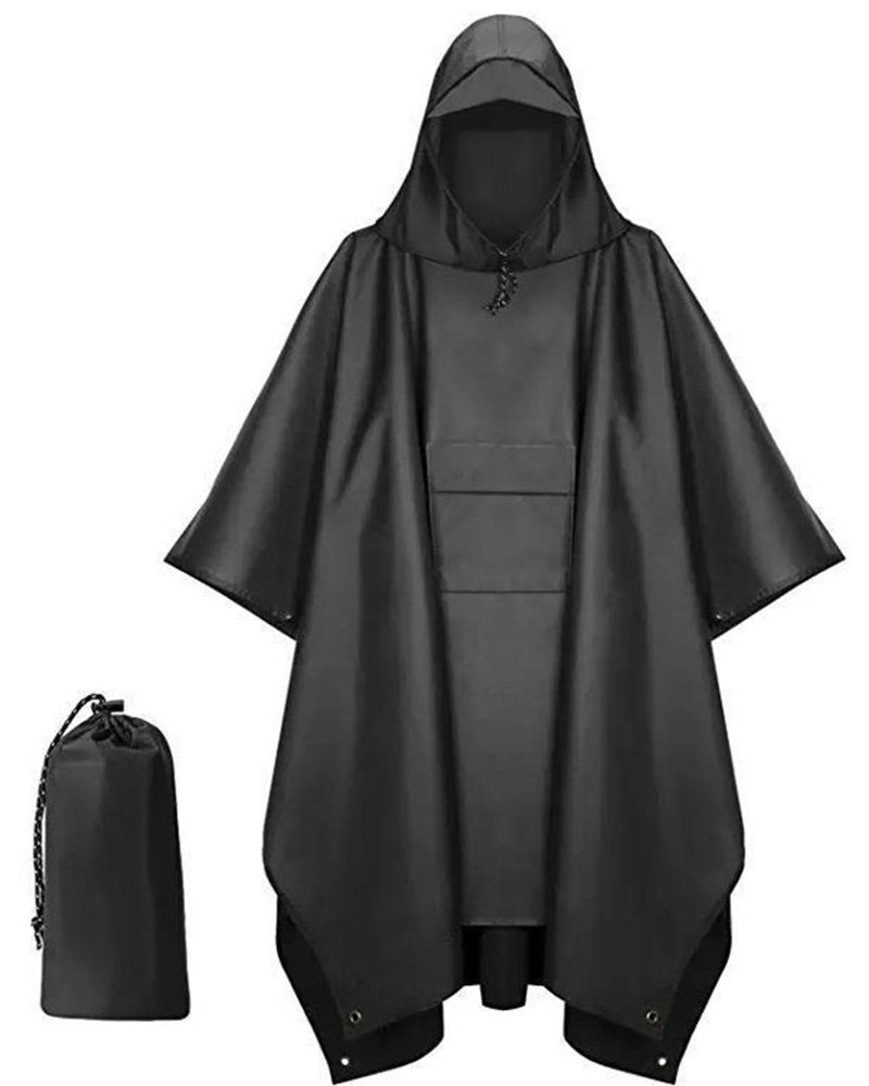 Dekorative Regenponcho Multifunktional Leicht Radfahren Regenponcho, (1-St) Reisen Regencape Wandern Wasserdicht für Camping Regencape