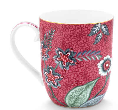 PiP Studio Tasse Pip Studio Home Tasse Flower Festival, dark pink, Keramik