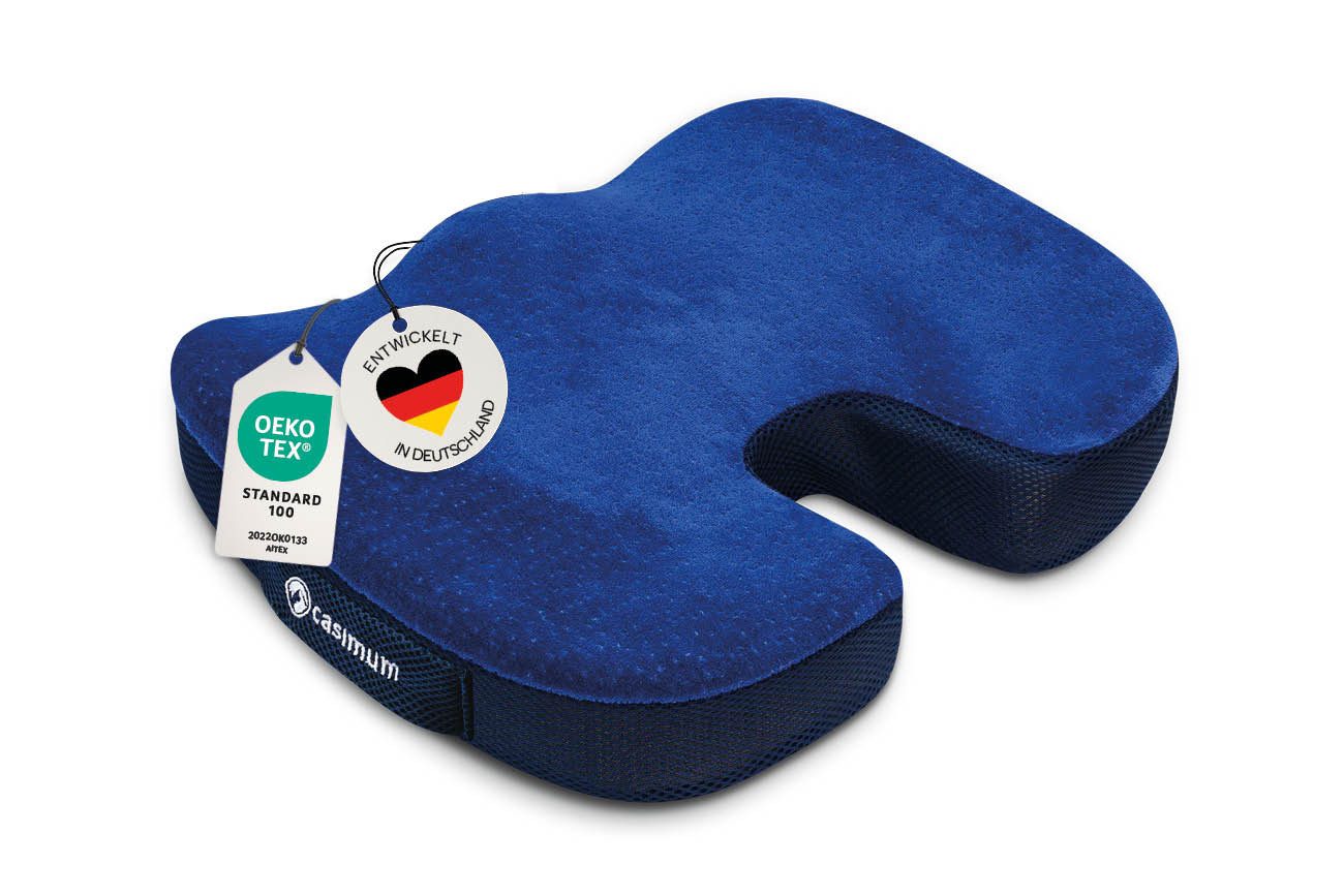 casimum Steißbeinkissen Orthopädisches Sitzkissen RELIEF aus Memory Schaum, günstig online kaufen