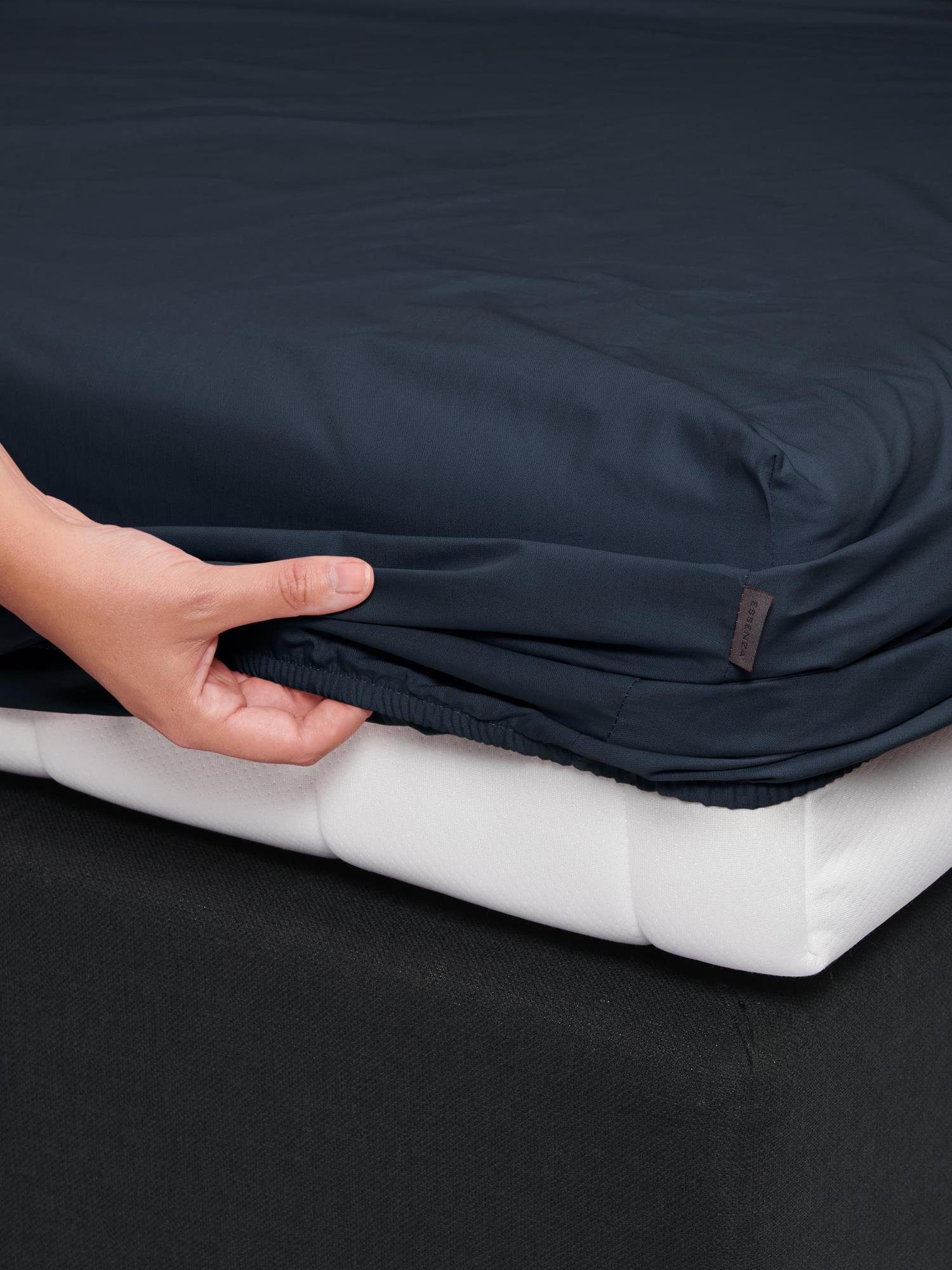 Essenza Spannbettlaken Premium Percale, Perkal, Gummizug: rundum, (1 Stück) günstig online kaufen