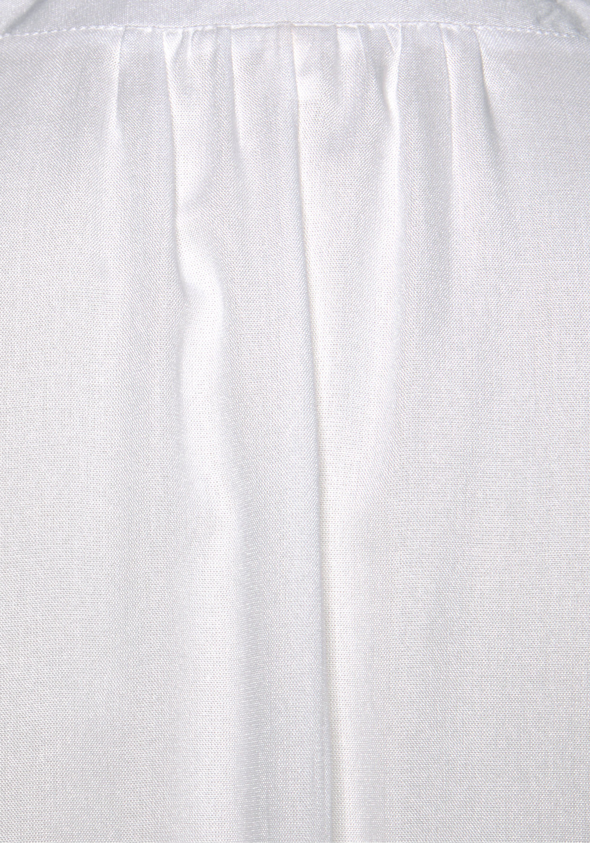 Vivance by Lascana Kurzarmbluse mit V-Ausschnitt und lockerer Passform Damenbluse mit kurzen Ärmeln, schlichtes Blusenshirt, Basic, casual – Bild 5 von 5