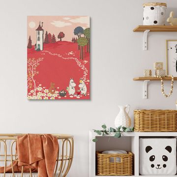 Posterlounge Holzbild Moomin, Ein neues Abenteuer, Kinderzimmer Kindermotive