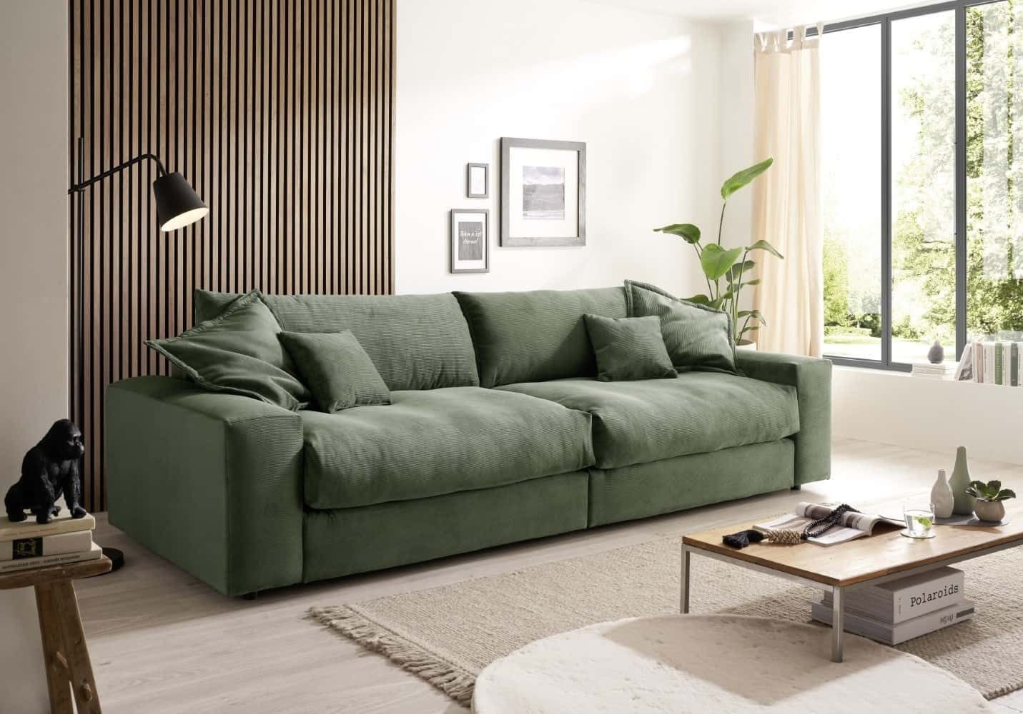 ED EXCITING DESIGN Big-Sofa Big Sofa Kamil, Lose Rückenkissen