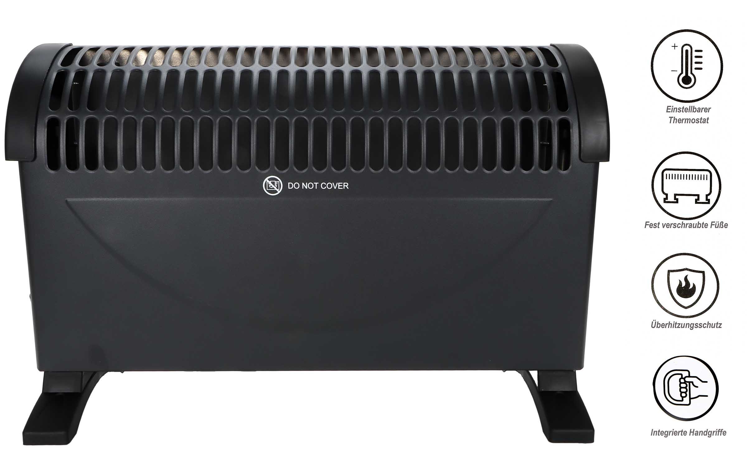 Alpina Konvektor Heizgerät, 1500 W, Konvektor Elektroheizung 1500 W