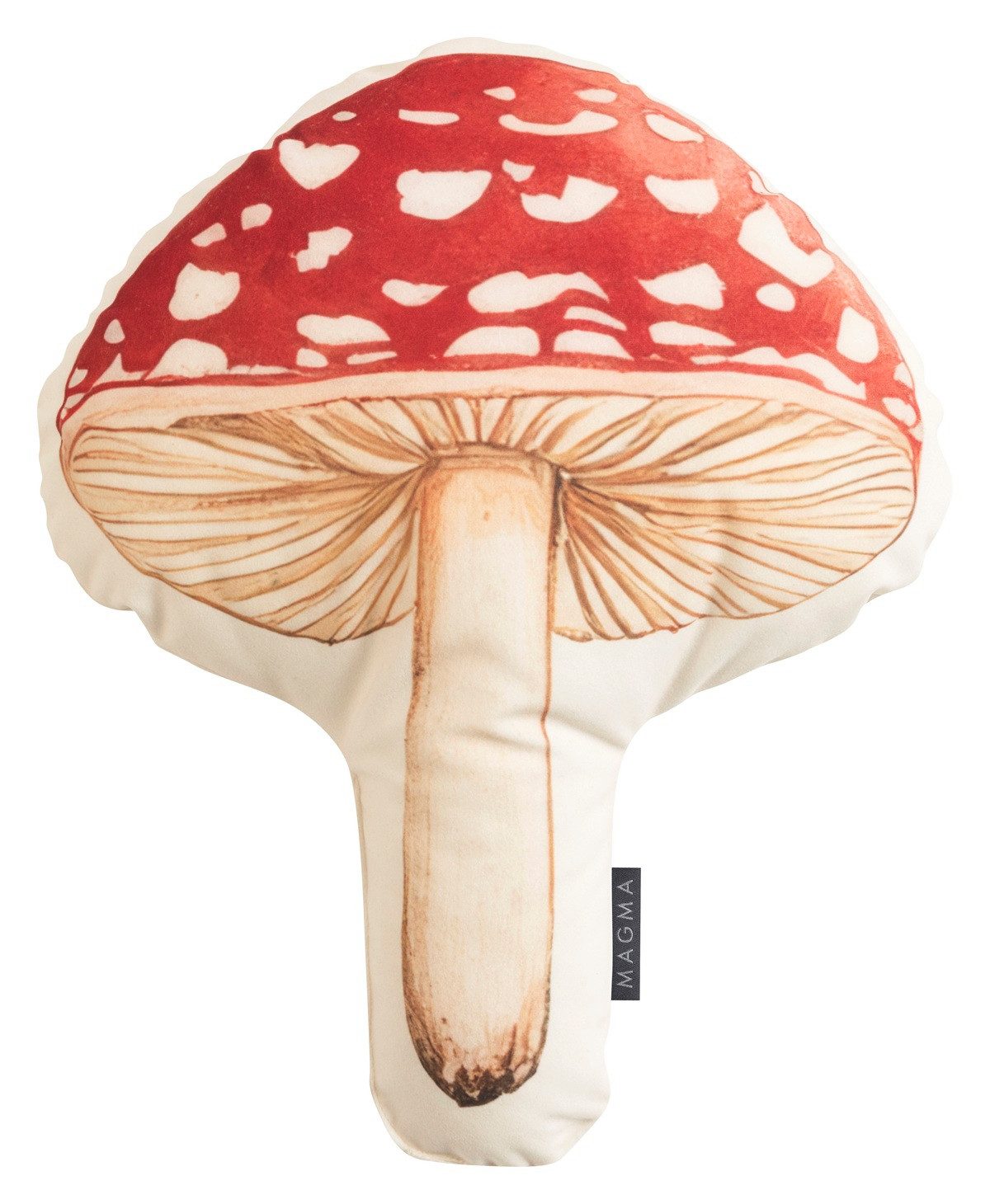 Magma Heimtex Dekokissen gefüllt 'Funghi' 35 x 45 cm Beige