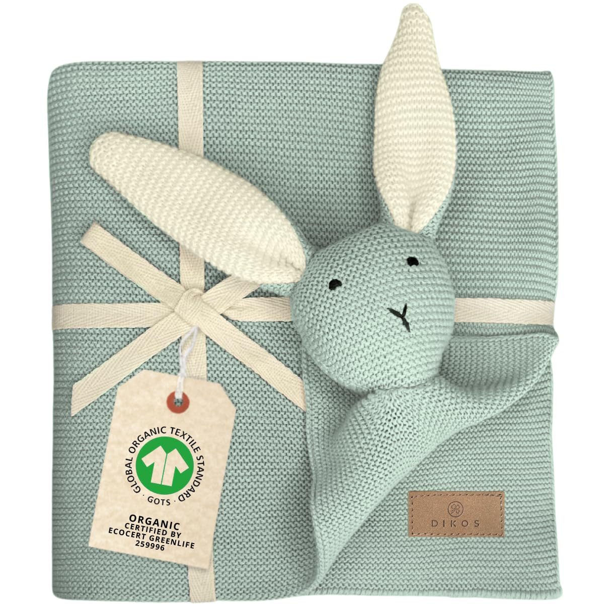Babydecke DIKOS® Babydecke SCHMUSE-HASE Baby Geschenk Mädchen Junge Geschen günstig online kaufen
