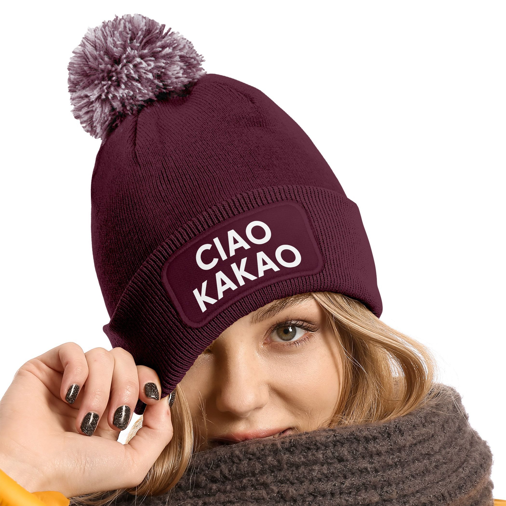 MoonWorks Bommelmütze Bommelmütze für Damen mit günstig online kaufen